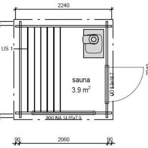 KUUTIO SAUNA (4,2 M²)