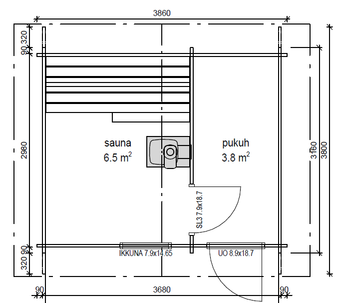 PALLAS SAUNA (11 M²)