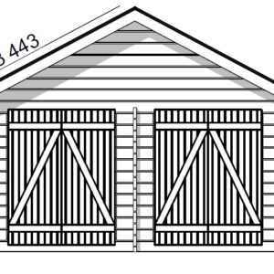 HIRSILATO R-XL (20M²) RAKOMALLINEN PIHAVARASTO