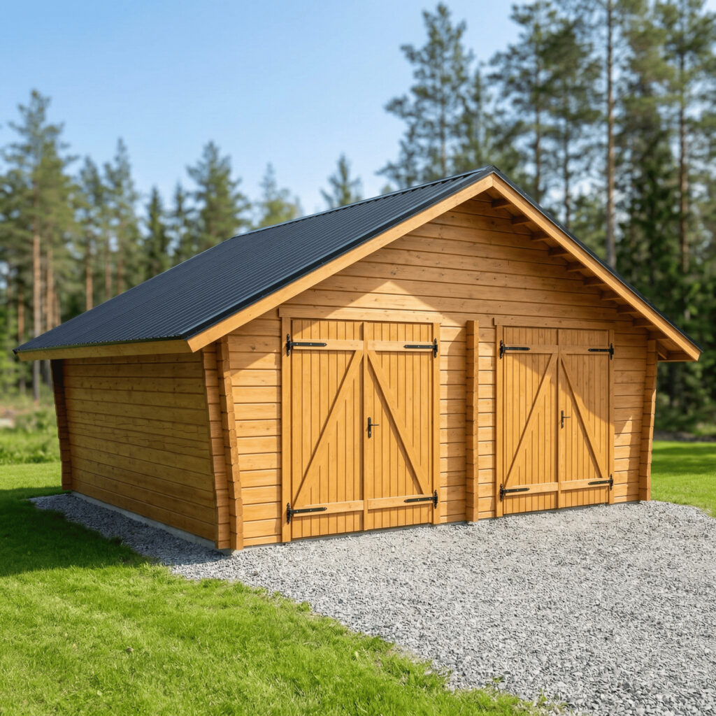 LP GARDEN U-XXL (25 M²) VINOUMPISEINÄINEN PIHAVARASTO