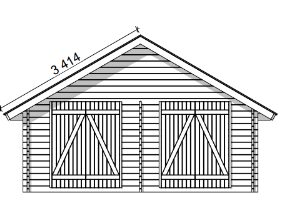 LP GARDEN S-XXL (25 M²) SUORASEINÄINEN PIHAVARASTO