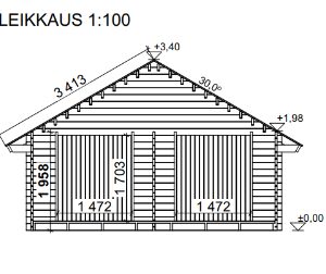 LP GARDEN S-XXL (25 M²) SUORASEINÄINEN PIHAVARASTO