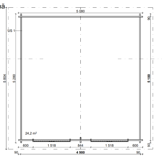 LP GARDEN S-XXL (25 M²) SUORASEINÄINEN PIHAVARASTO