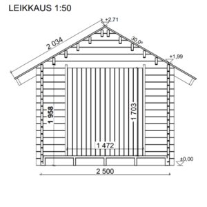 LP GARDEN S-S (6,7 M²) SUORASEINÄINEN PIHAVARASTO