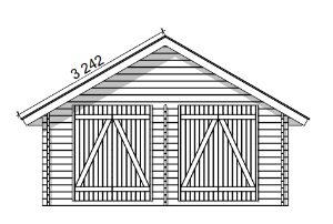 LP GARDEN S-XL (20 M²) SUORASEINÄINEN PIHAVARASTO
