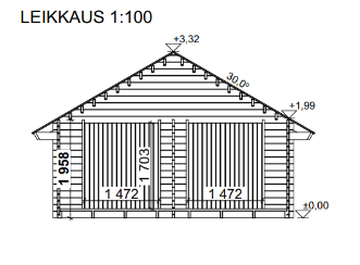 LP GARDEN S-XL (20 M²) SUORASEINÄINEN PIHAVARASTO