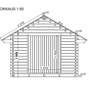LP GARDEN S-M (10,5 M²) SUORASEINÄINEN PIHAVARASTO