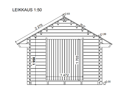 LP GARDEN S-M (10,5 M²) SUORASEINÄINEN PIHAVARASTO