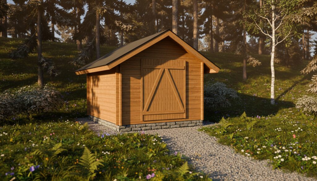 LP GARDEN S-M (10,5 M²) SUORASEINÄINEN PIHAVARASTO