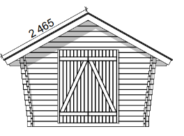LP GARDEN U-M (10,5 M²) VINOUMPISEINÄINEN PIHAVARASTO
