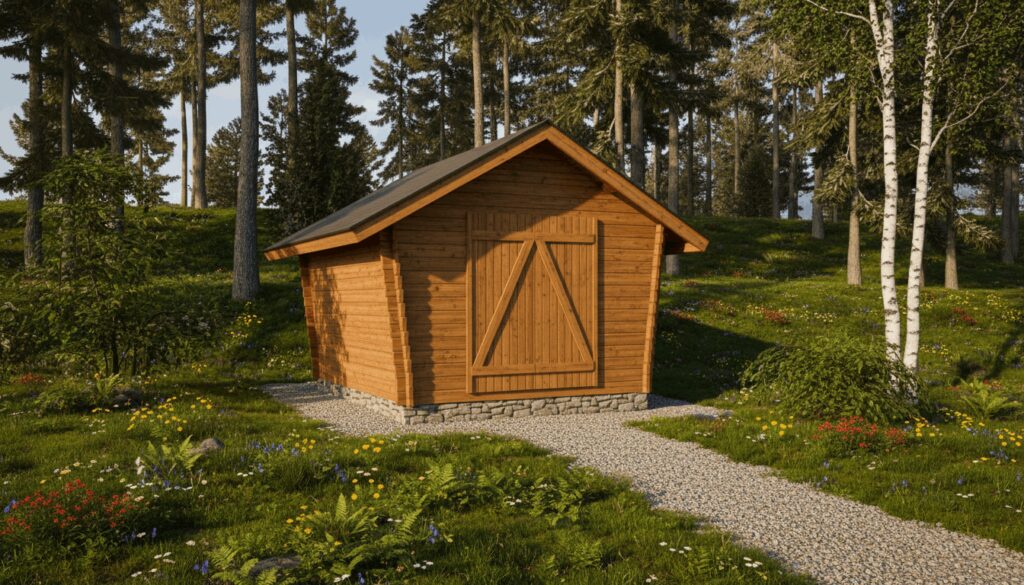 LP GARDEN U-M (10,5 M²) VINOUMPISEINÄINEN PIHAVARASTO
