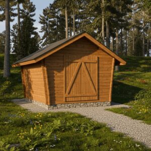 LP GARDEN U-M (10,5 M²) VINOUMPISEINÄINEN PIHAVARASTO