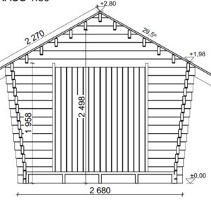 LP GARDEN U-S (6,3 M²) VINOUMPISEINÄINEN PIHAVARASTO