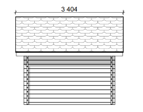 LP GARDEN U-S (6,3 M²) VINOUMPISEINÄINEN PIHAVARASTO