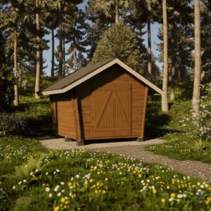 LP GARDEN U-S (6,3 M²) VINOUMPISEINÄINEN PIHAVARASTO