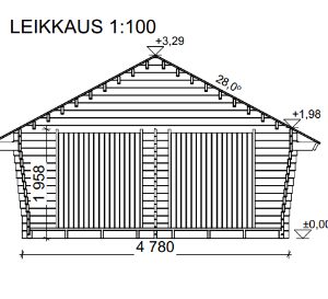 LP GARDEN U-XL (19,3 M²) VINOUMPISEINÄINEN PIHAVARASTO