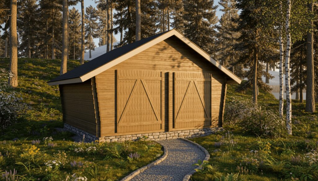 LP GARDEN U-XL (19,3 M²) VINOUMPISEINÄINEN PIHAVARASTO