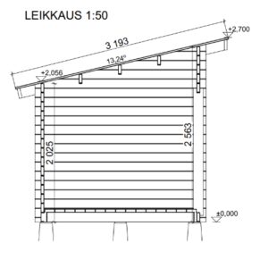HIRSILATO P-M (10M²) PULPETTIKATTO PIHAVARASTO