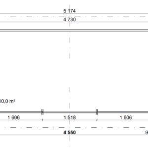 HIRSILATO P-M (10M²) PULPETTIKATTO PIHAVARASTO