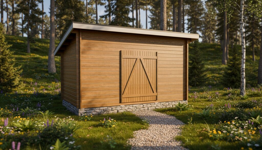 HIRSILATO P-M (10M²) PULPETTIKATTO PIHAVARASTO