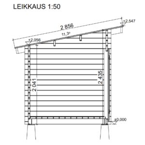 HIRSILATO P-S (8M²) PULPETTIKATTO PIHAVARASTO