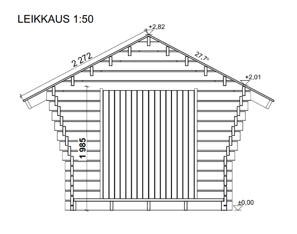 HIRSILATO R-S (6M²) RAKOMALLINEN PIHAVARASTO