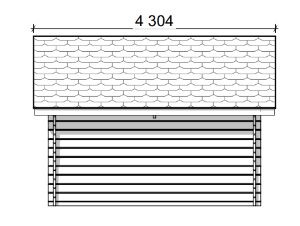 HIRSILATO R-M (10M²) RAKOMALLINEN PIHAVARASTO