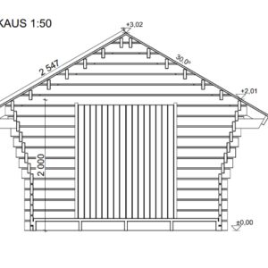 HIRSILATO R-M (10M²) RAKOMALLINEN PIHAVARASTO