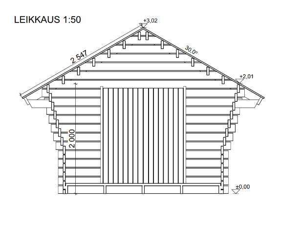 HIRSILATO R-M (10M²) RAKOMALLINEN PIHAVARASTO