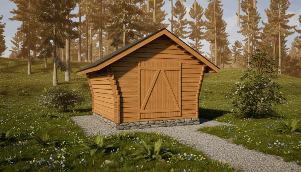 HIRSILATO R-M (10M²) RAKOMALLINEN PIHAVARASTO