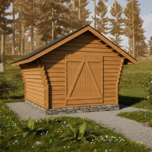 HIRSILATO R-M (10M²) RAKOMALLINEN PIHAVARASTO
