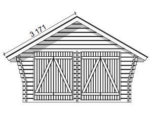 HIRSILATO R-L (16M²) RAKOMALLINEN PIHAVARASTO