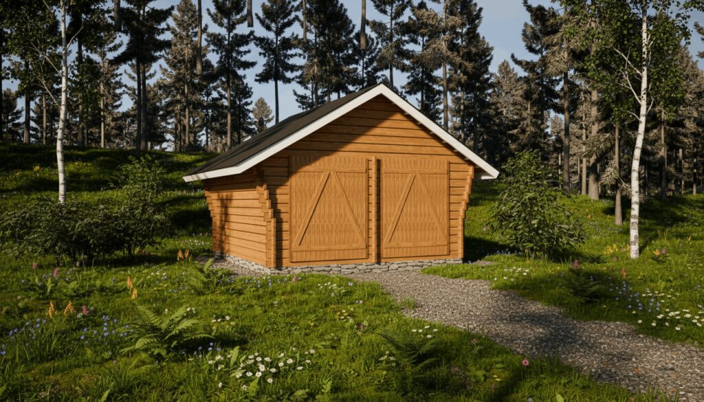 HIRSILATO R-L (16M²) RAKOMALLINEN PIHAVARASTO