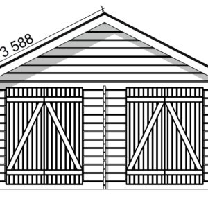 HIRSILATO R-XXL (25M²) RAKOMALLINEN PIHAVARASTO