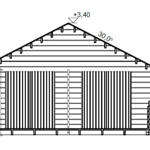 HIRSILATO R-XXL (25M²) RAKOMALLINEN PIHAVARASTO