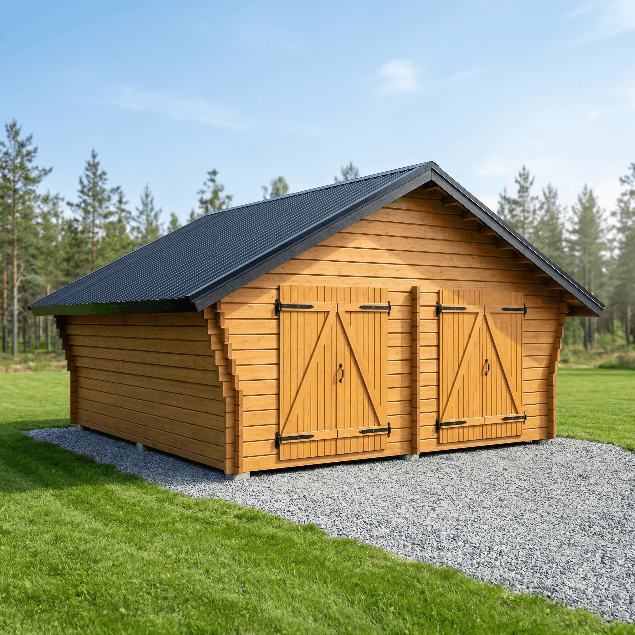 HIRSILATO R-XXL (25M²) RAKOMALLINEN PIHAVARASTO