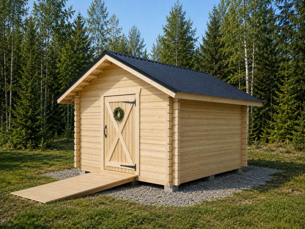 3 X 3m HÖYLÄHIRSI VARASTO